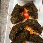 Best Crispy chive cake in Guttenberg, NJ